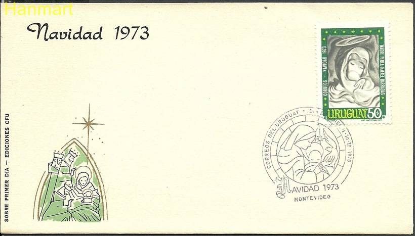 Znaczek Urugwaj 1973 Mi 1292 FDC