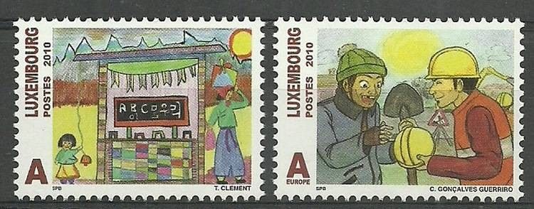 Znaczek Luksemburg 2010 Mi 1887-1888 Czyste **