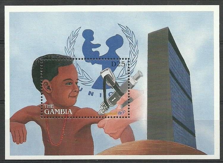 Znaczek Gambia 1996 Mi bl 307 Czyste **