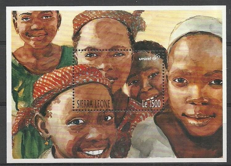 Znaczek Sierra Leone 1996 Mi bl 302 Czyste **