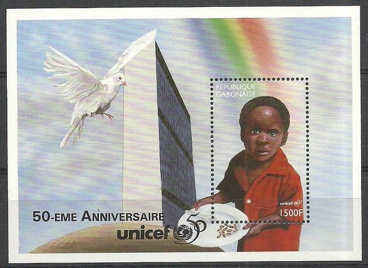 Znaczek Gabon 1997 Mi bl 89 Czyste **