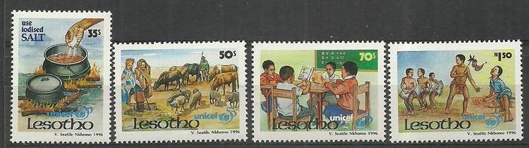 Znaczek Lesotho 1996 Mi 1159-1162 Czyste **