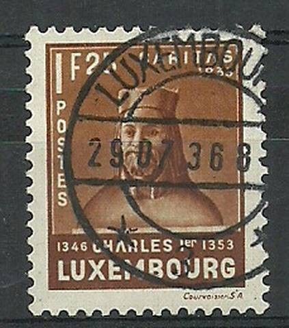 Znaczek Luksemburg 1935 Mi 288 Stemplowane