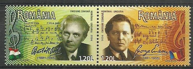 Znaczek Rumunia 2006 Mi 6084-6085 Czyste **