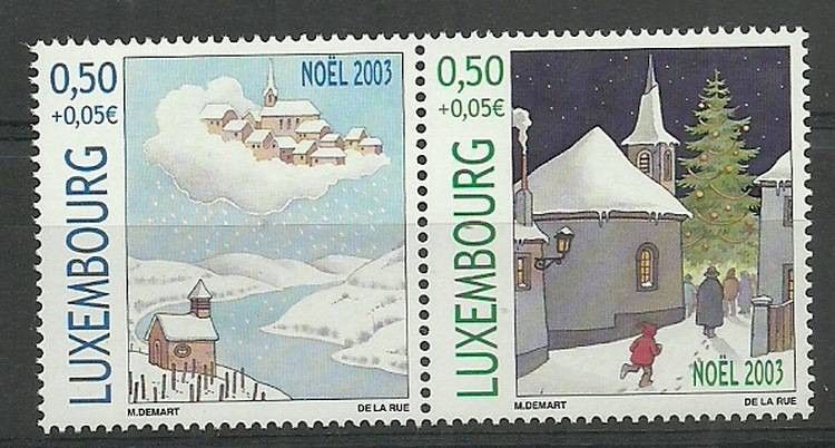 Znaczek Luksemburg 2003 Mi 1620-1621 Czyste **