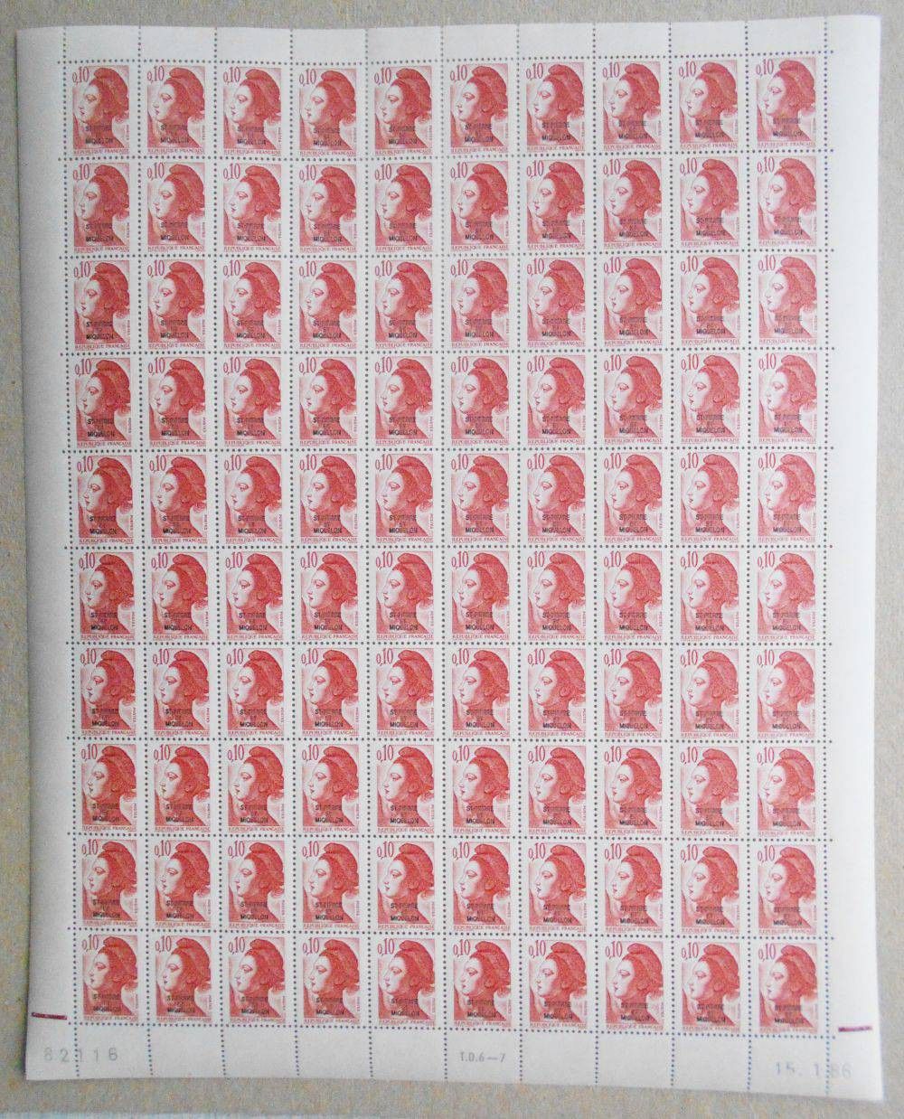 Znaczek Saint-Pierre i Miquelon 1986 Mi ark 524 Czyste **