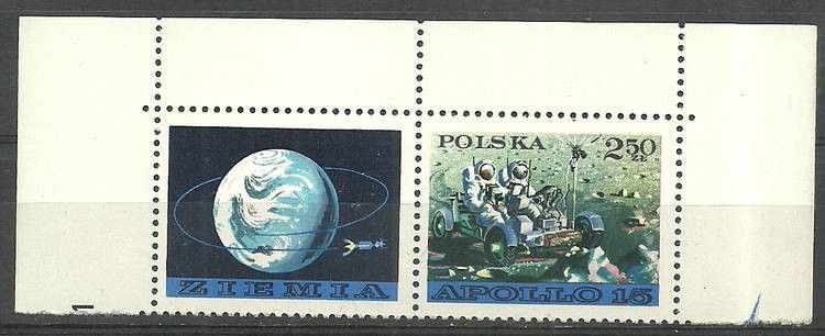 Znaczek Polska 1971 Mi zf 2123 Fi zf 1976 Pw1 Czyste **