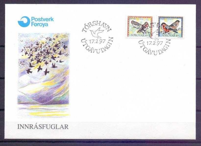 Znaczek Wyspy Owcze 1997 Mi 315-316 FDC