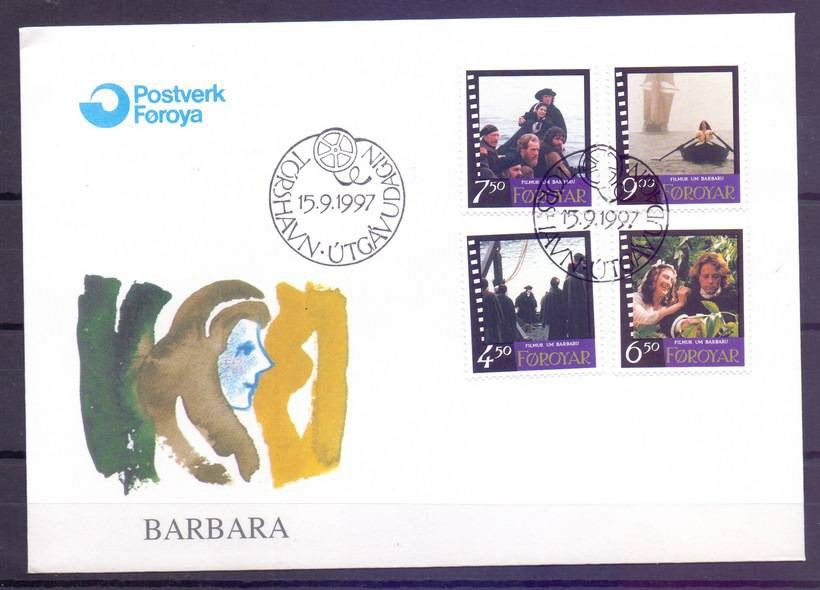 Znaczek Wyspy Owcze 1997 Mi 322-325 FDC