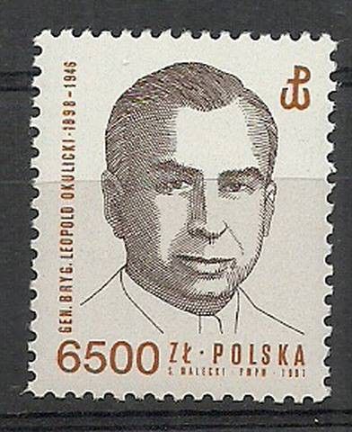Znaczek Polska 1991 Mi 3356 Fi 3208 Czyste **