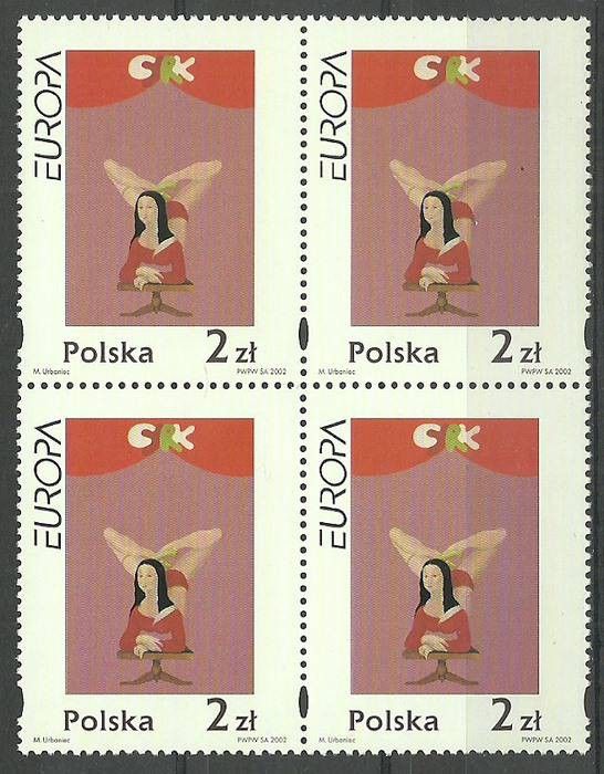 Znaczek Polska 2002 Mi 3972 Fi 3822 Czyste **