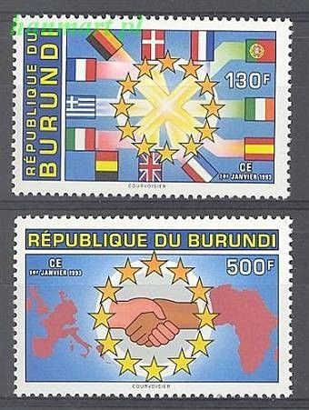 Znaczek Burundi 1993 Mi 1772-1773 Czyste **