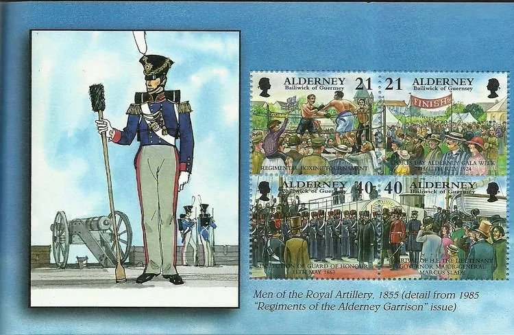 Znaczek Alderney 2000 Mi mh 10 Czyste **