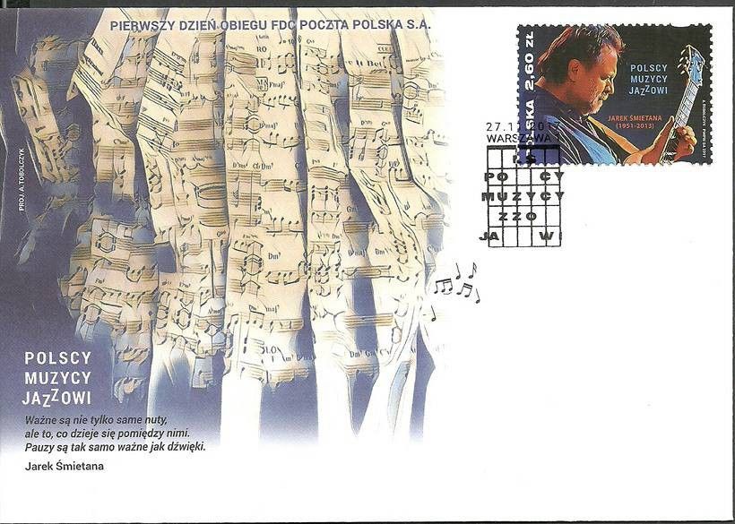 Znaczek Polska 2017 Mi 4961 Fi 4811 FDC