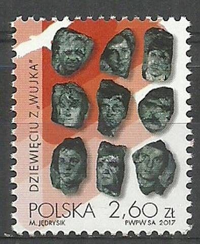 Znaczek Polska 2017 Mi 4969 Fi 4819 Czyste **