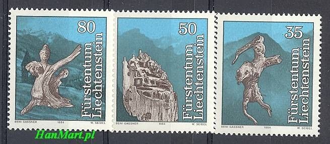 Znaczek Liechtenstein 1984 Mi 843-845 Czyste **