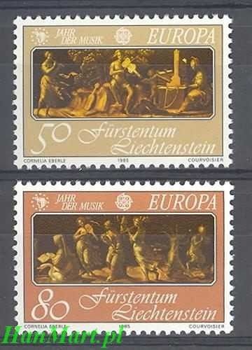 Znaczek Liechtenstein 1985 Mi 866-867 Czyste **