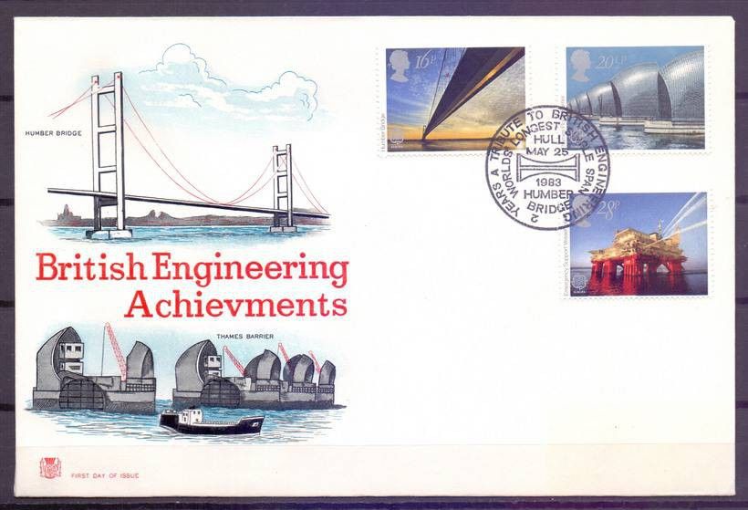 Znaczek Wielka Brytania 1983 Mi 953-955 FDC