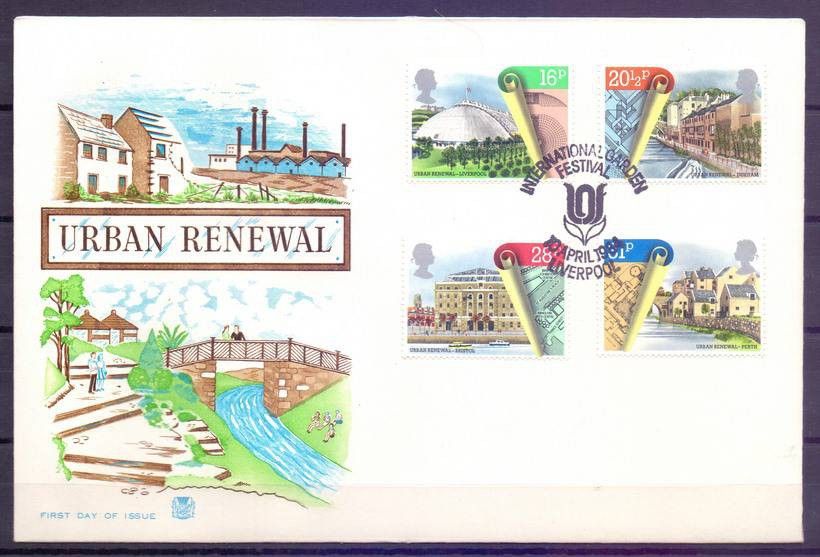 Znaczek Wielka Brytania 1984 Mi 984-987 FDC