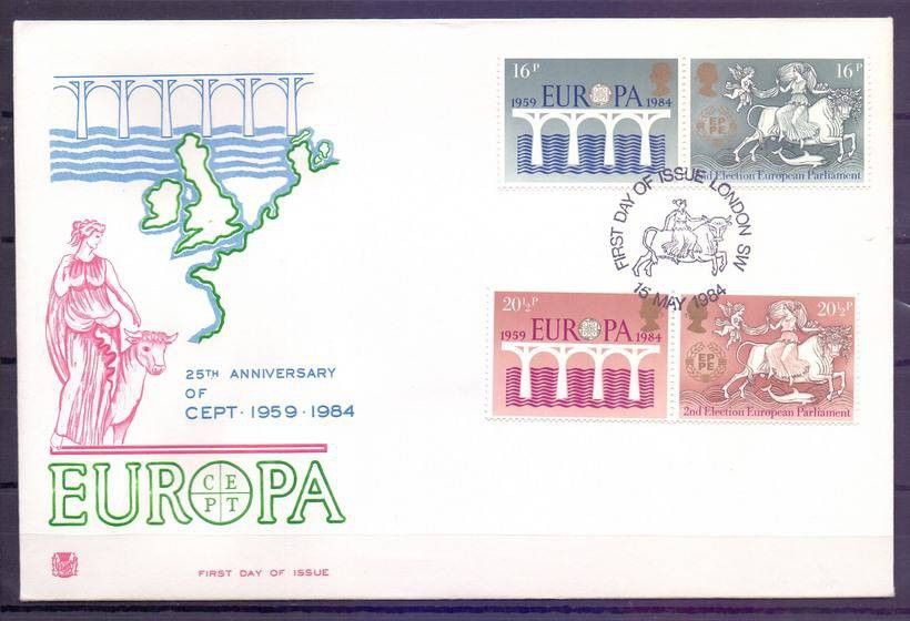 Znaczek Wielka Brytania 1984 Mi 988-991 FDC