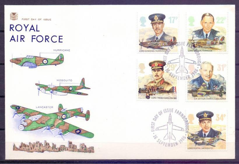 Znaczek Wielka Brytania 1986 Mi 1085-1089 FDC