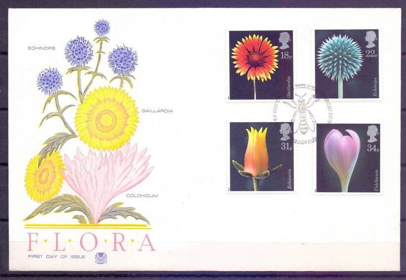 Znaczek Wielka Brytania 1987 Mi 1097-1100 FDC