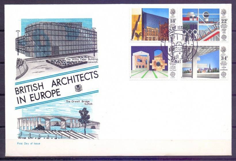 Znaczek Wielka Brytania 1987 Mi 1105-1108 FDC