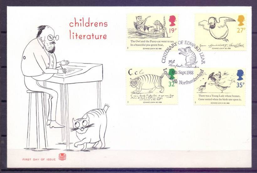 Znaczek Wielka Brytania 1988 Mi 1170-1173 FDC