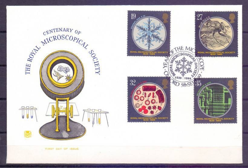 Znaczek Wielka Brytania 1989 Mi 1218-1221 FDC