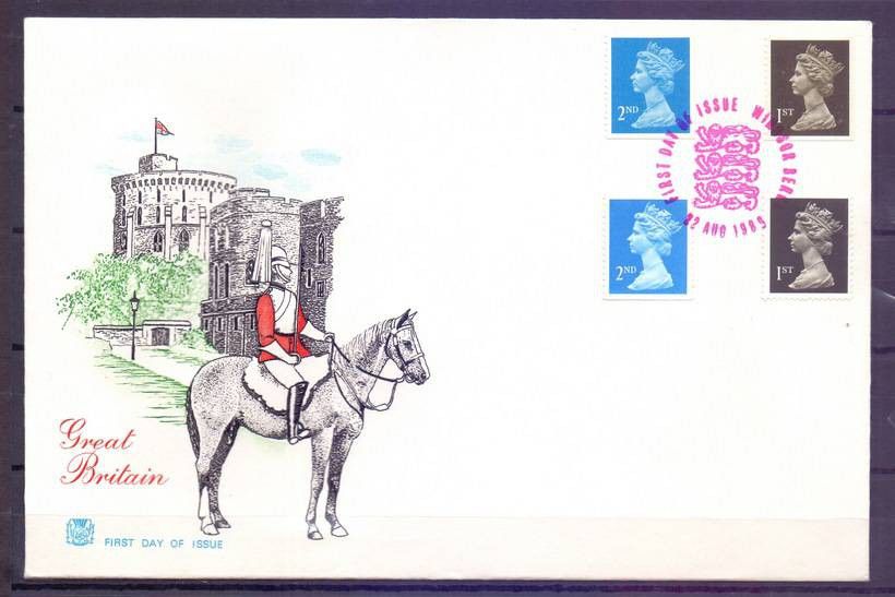 Znaczek Wielka Brytania 1989 Mi 1216-1217 FDC