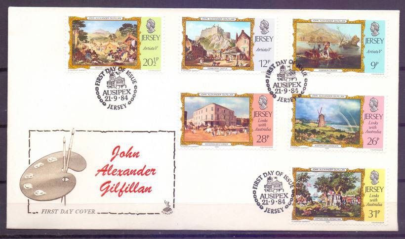 Znaczek Jersey 1984 Mi 334-339 FDC