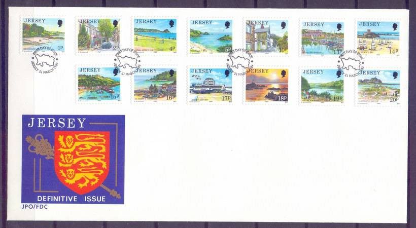Znaczek Jersey 1989 Mi 463-475 FDC