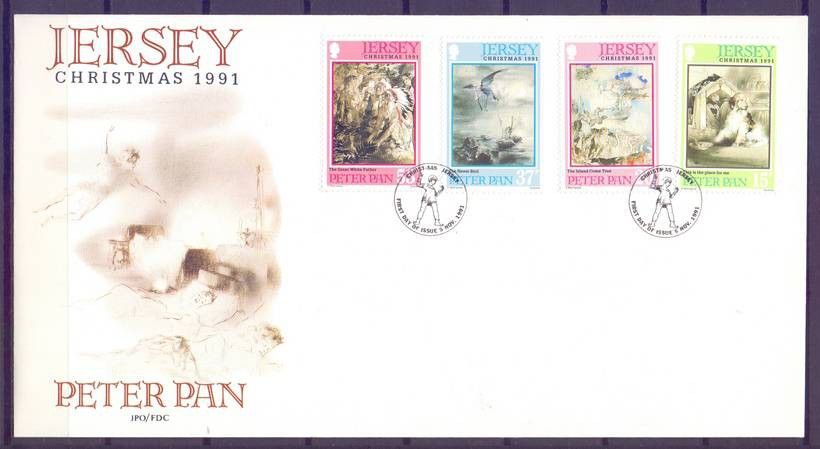 Znaczek Jersey 1991 Mi 559-562 FDC