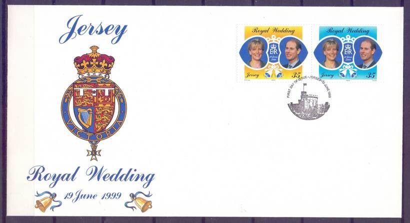 Znaczek Jersey 1999 Mi 888-889 FDC