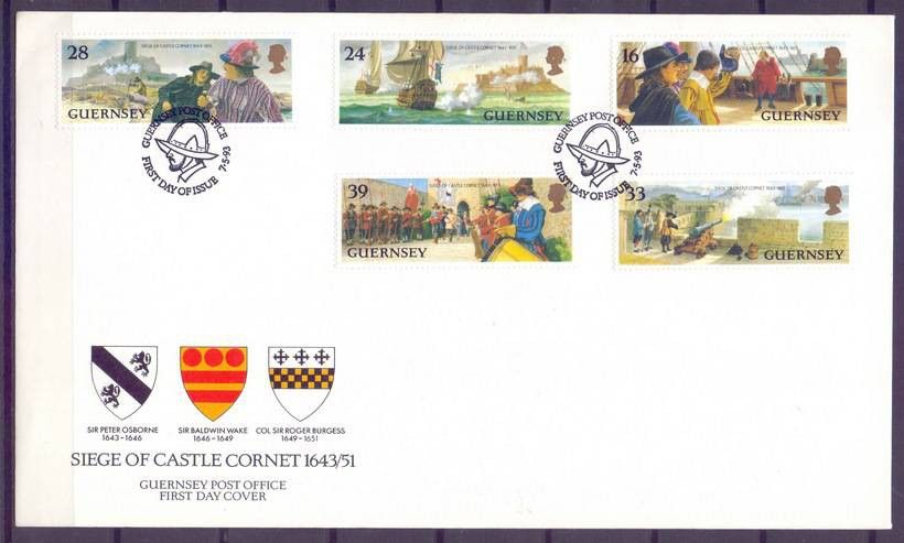Znaczek Guernsey 1993 Mi 612-616 FDC