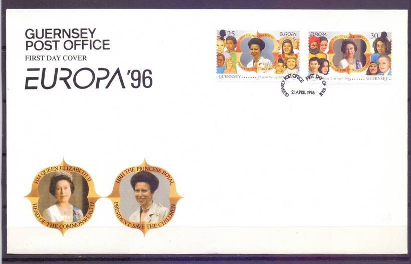 Znaczek Guernsey 1996 Mi 691-692 FDC