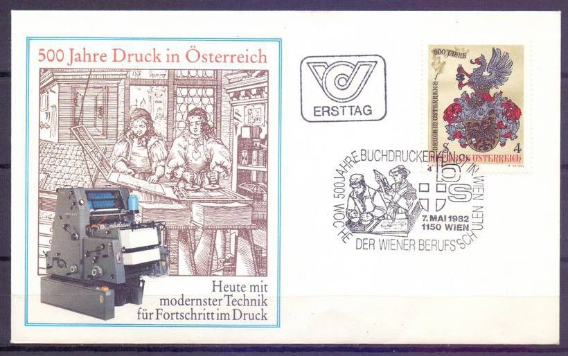 Znaczek Austria 1982 Mi 1701 FDC