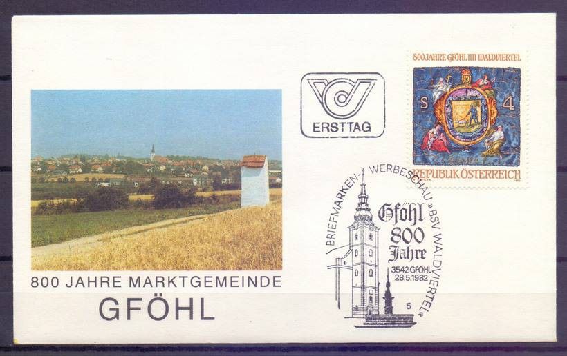 Znaczek Austria 1982 Mi 1706 FDC