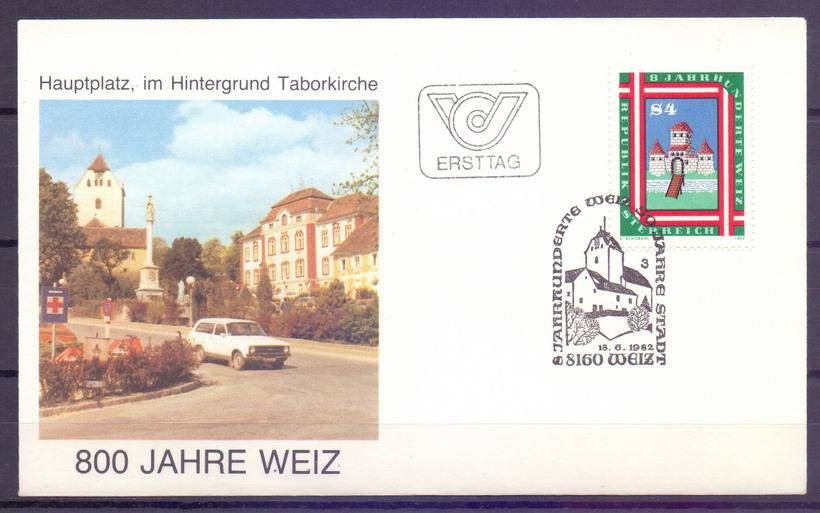 Znaczek Austria 1982 Mi 1709 FDC