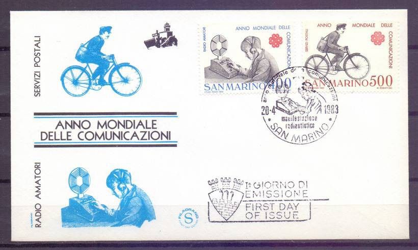 Znaczek San Marino 1983 Mi 1280-1281 FDC
