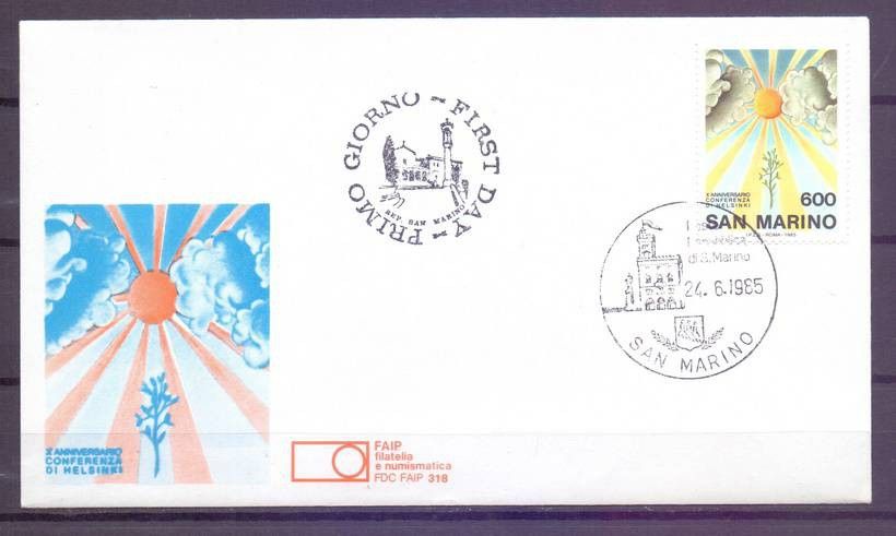 Znaczek San Marino 1985 Mi 1323 FDC