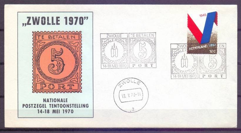 Znaczek Holandia 1970 Mi 941 FDC