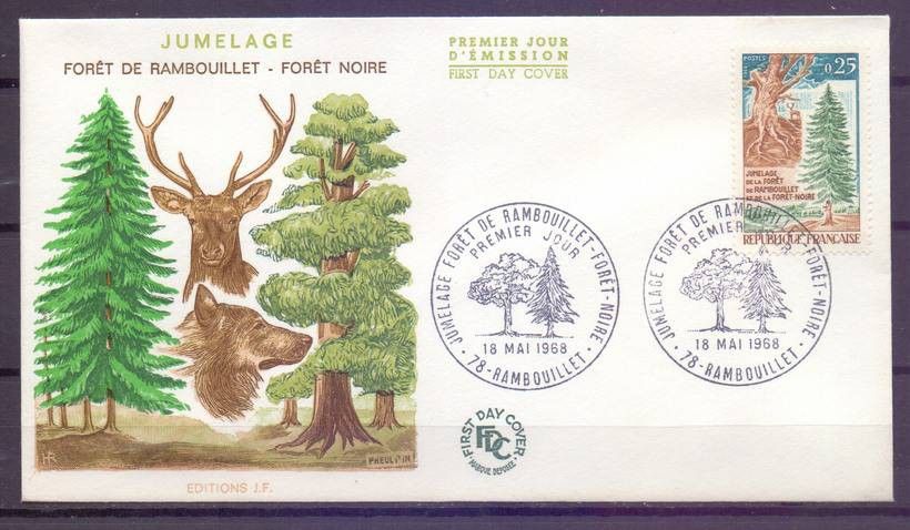 Znaczek Francja 1968 Mi 1626 FDC