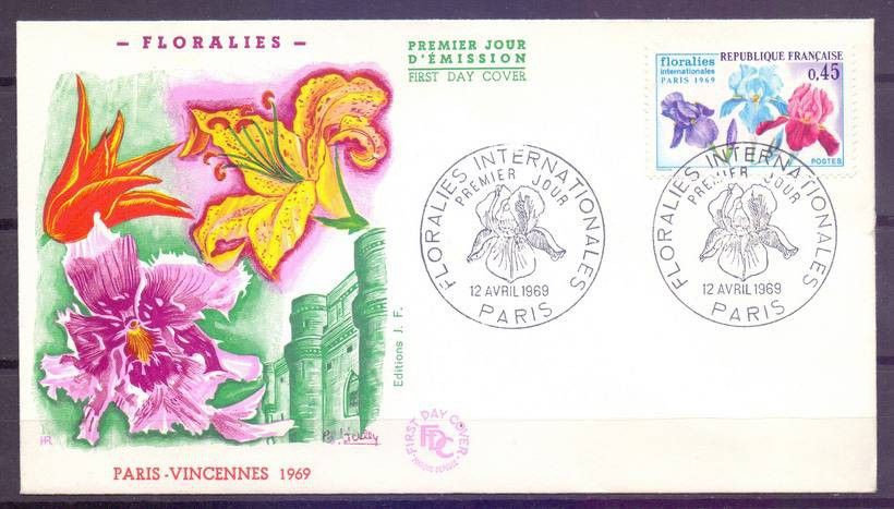 Znaczek Francja 1969 Mi 1664 FDC