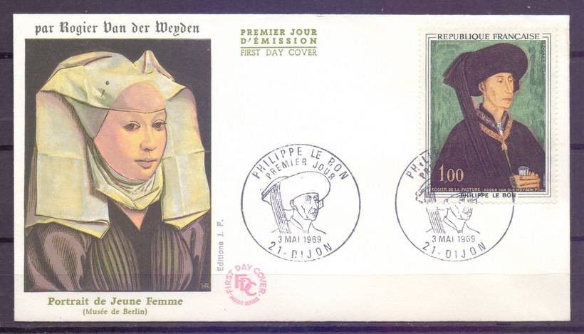 Znaczek Francja 1969 Mi 1667 FDC