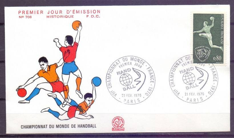 Znaczek Francja 1970 Mi 1699 FDC
