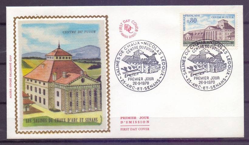 Znaczek Francja 1970 Mi 1724 FDC