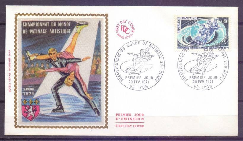 Znaczek Francja 1971 Mi 1739 FDC