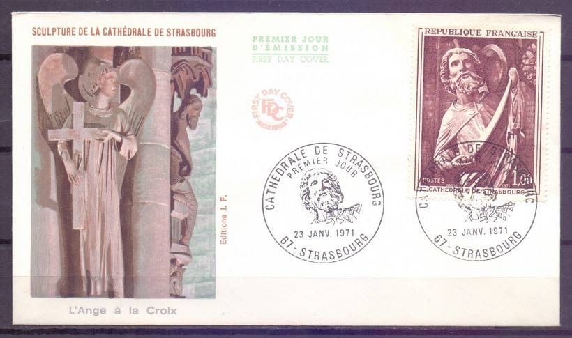 Francja 1971 Mi 1737 FDC