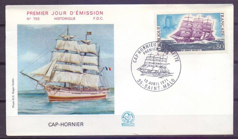 Znaczek Francja 1971 Mi 1745 FDC